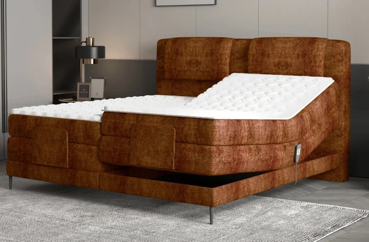 CLEA boxspring postel 140x200 s elektrickým polohováním