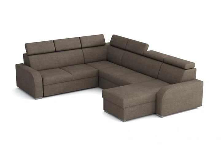 DEAN 6 rozkládací sedací souprava do U polohovacími opěrkami