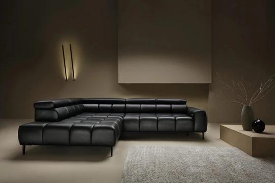 ARKUS L rohová sedací souprava s nastavitelnou hloubkou sezení