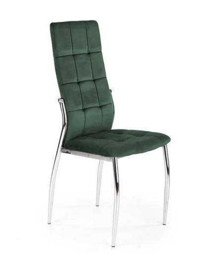 K-416 elegantní čalouněná židle na kovových nožkách