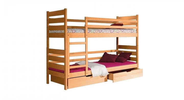 DAREK poschoďová postel z masivního dřeva