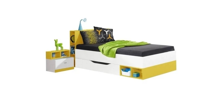 SHINE SH18 moderní dětská postel s úložným prostorem | 2 dekory