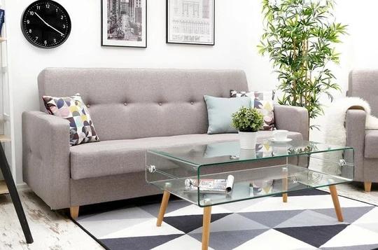 LINEA rozkládací pohovka s úložným prostorem ve skandinávském stylu