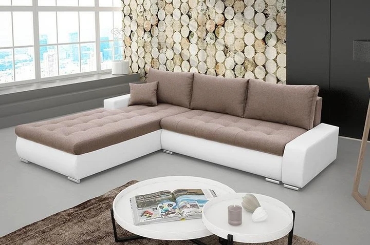 BARCELONA velká rohová sedací souprava s rozkládací funkcí a úložným prostorem