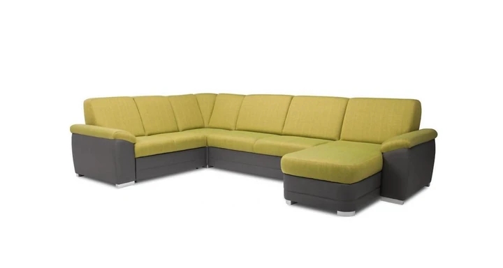 BARELLO U, rozkládací s 1x úložným prostorem, 2SBL + R + 3F + OBP