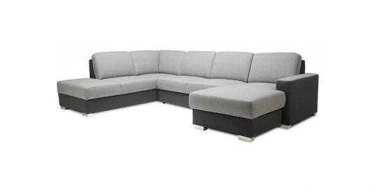 CHANTAL U modulová sedací souprava do tvaru U s rozkládací funkcí a úložným prostorem, OL+2F+OSBP