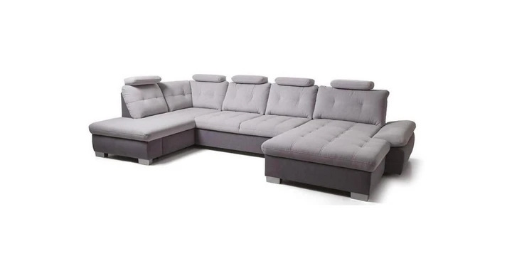 CREMONA U sedací souprava ve tvaru U s nastavitelnou hloubkou sezení, OSL + 3F + OSBP