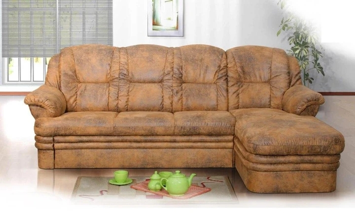 TREVOR rohová sedačka v rustikálním stylu