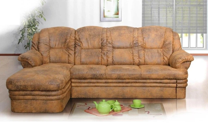 TREVOR rohová sedačka v rustikálním stylu