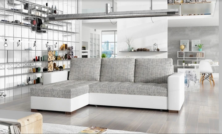 NATALIA malá rozkládací rohová sedačka s úložným prostorem