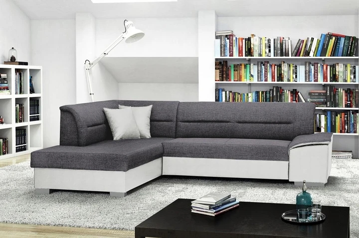 INFINITY rohová sedací souprava s úložným prostorem a rozkládací funkcí