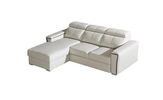 DELTA rohová sedačka s nastavitelnými opěrkami, pravá kůže