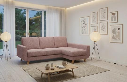 ZARA moderní rozkládací rohová sedačka ve skandinávském stylu