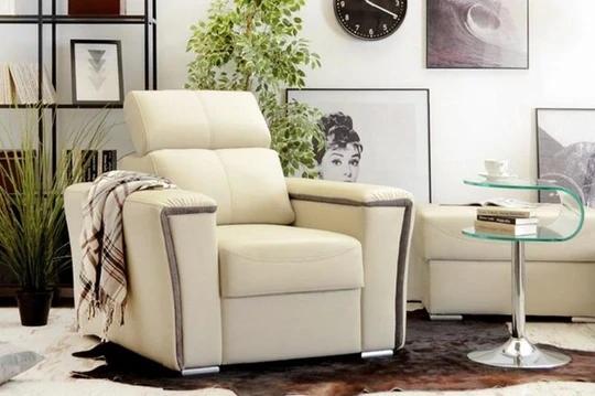 DELTA moderní křeslo s polohovací opěrkou