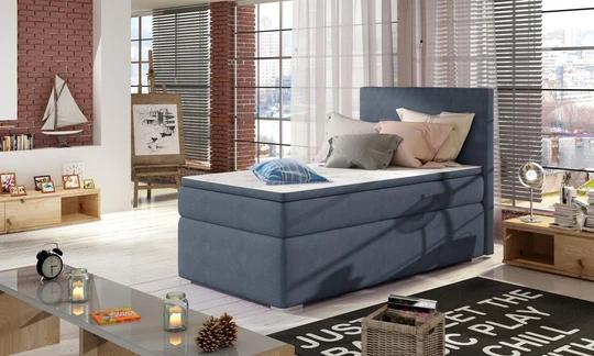 AMADEO boxspring postel 90x200 s úložným prostorem