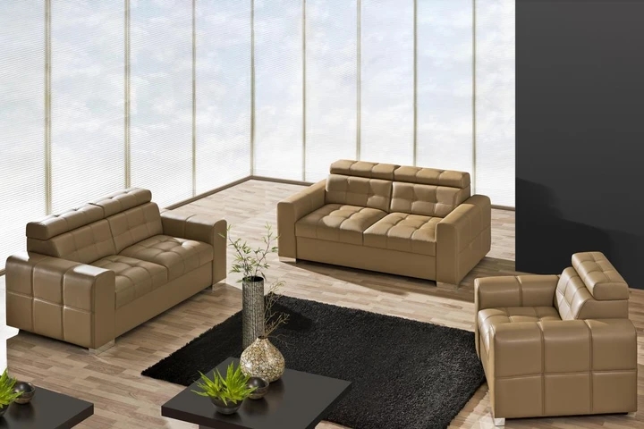 ELIZABET moderní sedací souprava 3+2+1 s polohovatelnými záhlavníky