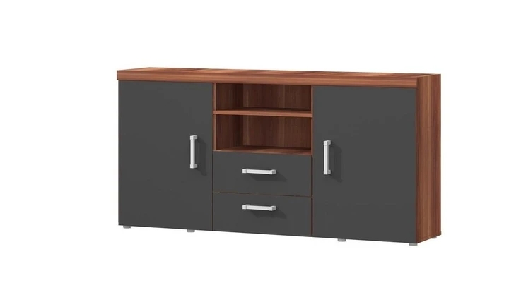 SAMBA III obývací stěna, dekor švestka/grafit