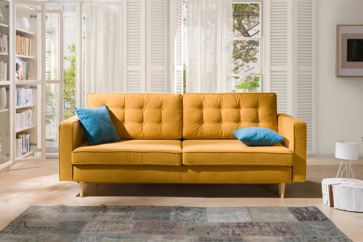 VALENTINO rozkládací pohovka ve skandinávském stylu