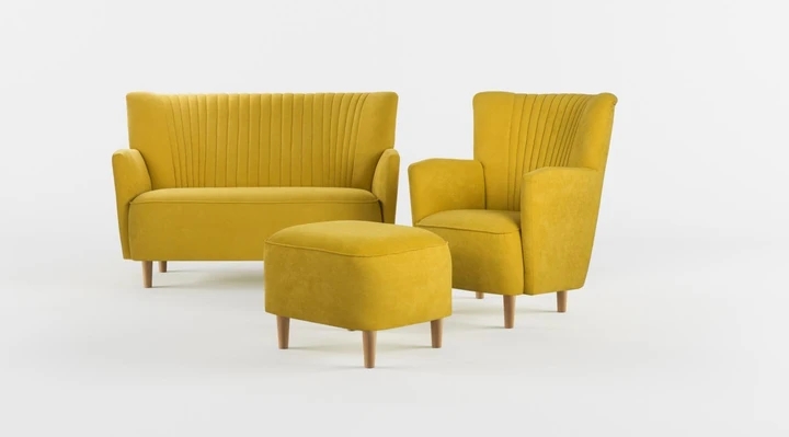 PICCOLO designová sedací souprava 3+1+taburet