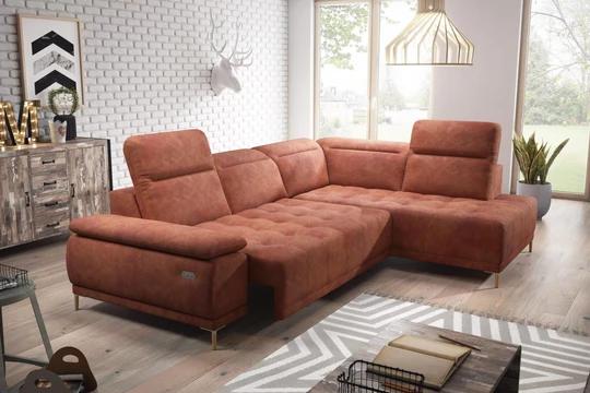 DIEGO rohová sedací souprava s nastavitelnou hloubkou sezení