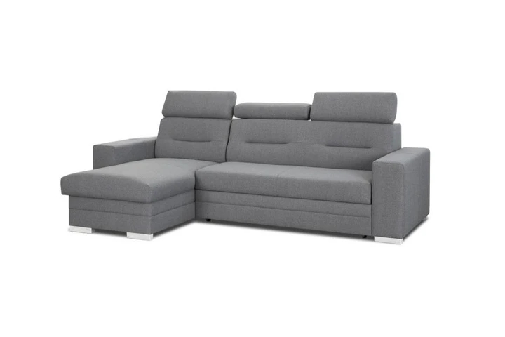 LUCAS moderní rohová sedačka s polohovatelnými opěrkami