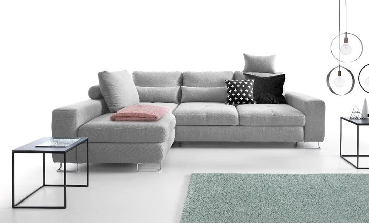 DORY designová rohová sedačka s polštářky