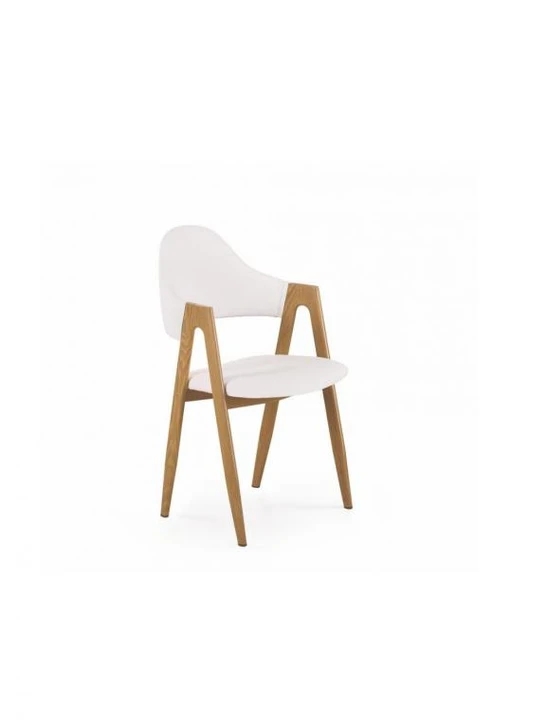 K-247 jídelní židle, bílá, šedá