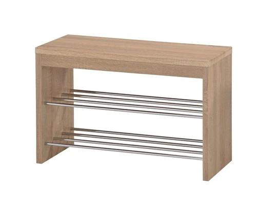 ST-7 dřevěná lavice s botníkem