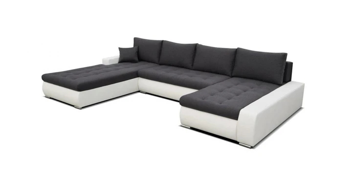 BARCELONA U velká rozkládací sedací souprava ve tvaru U s úložným prostorem
