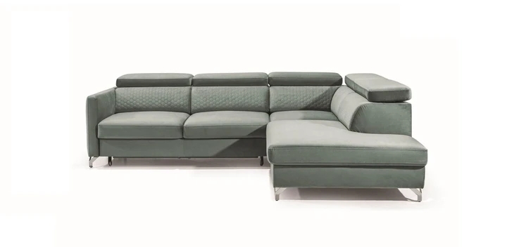 MAROZZO elegantní rozkládací rohová sedačka s polohovacími opěrkami