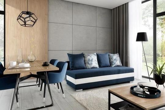 EDWARD malá rozkládací pohovka s úložným prostorem