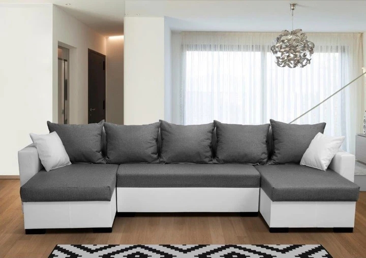 WILSON U rozkládací sedací souprava do U s úložným prostorem