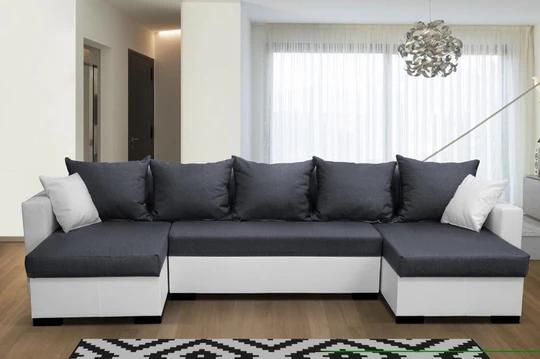 WILSON U rozkládací sedací souprava do U s úložným prostorem