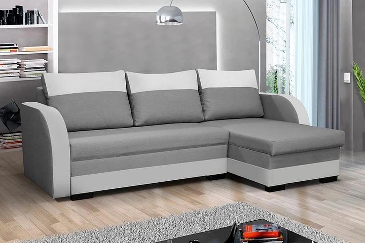ZETA rozkládací rohová sedačka s úložným prostorem