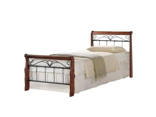 VERONICA kovová postel 90x200 s roštem