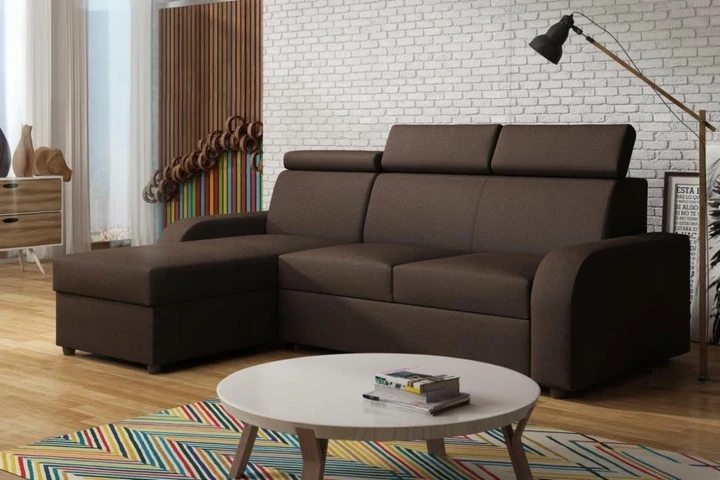 DEAN rozkládací sedací souprava s polohovacími opěrkami