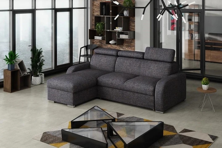 DEAN rozkládací sedací souprava s polohovacími opěrkami