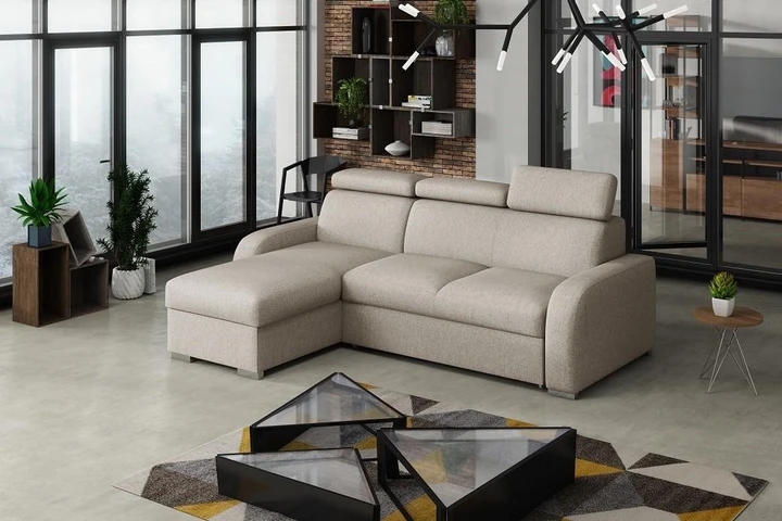 DEAN rozkládací sedací souprava s polohovacími opěrkami