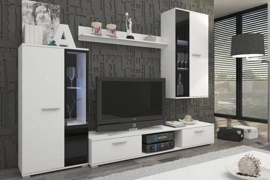 CAROL obývací stěna, bílá