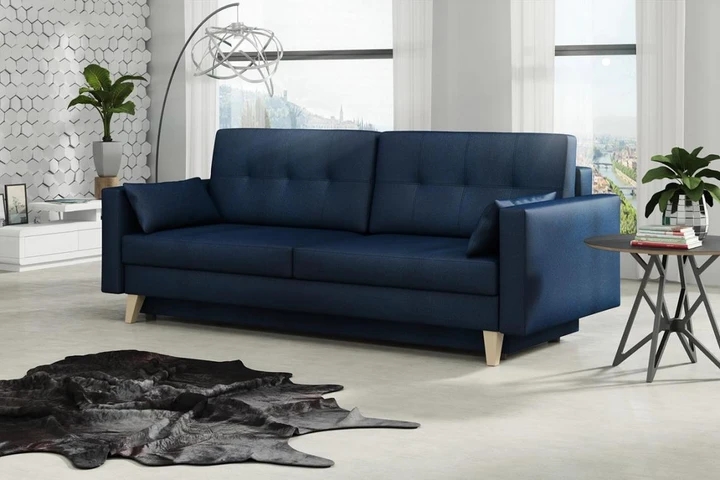 VINNIE skandinávská pohovka s rozkládací funkcí a úložným prostorem