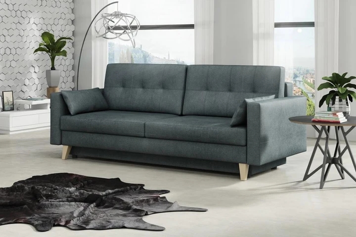 VINNIE skandinávská pohovka s rozkládací funkcí a úložným prostorem