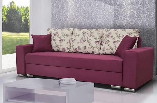 FLORIANA rozkládací pohovka s úložným prostorem, květinový vzor