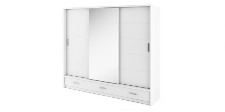 ARTI AR-01 velká šatní skříň 250 s LED osvětlením | 2 dekory