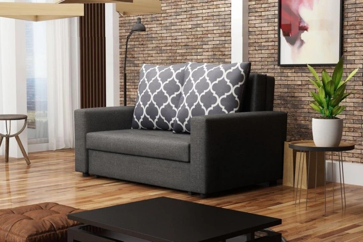 ELLIOT malá rozkládací pohovka s úložným prostorem