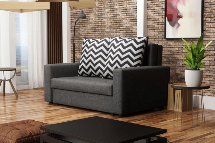 ELLIOT malá rozkládací pohovka s úložným prostorem