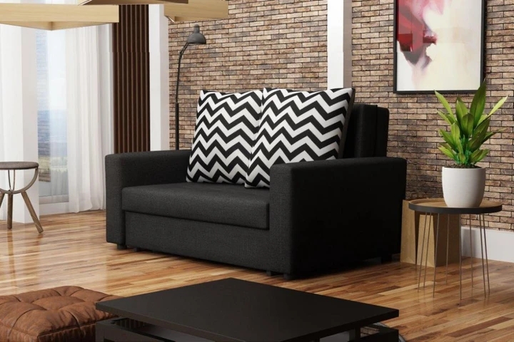 ELLIOT malá rozkládací pohovka s úložným prostorem