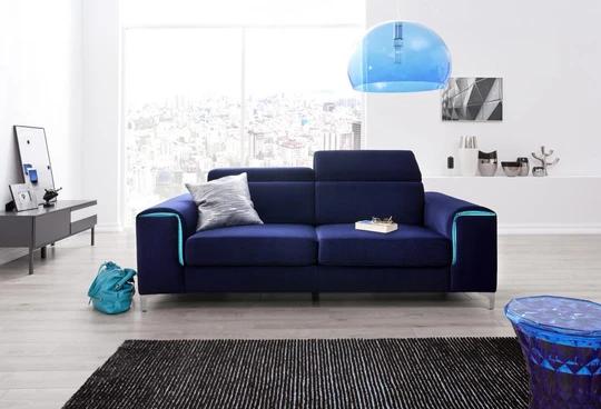 GENOVA 3 moderní pohovka s nastavitelnými opěrkami hlavy