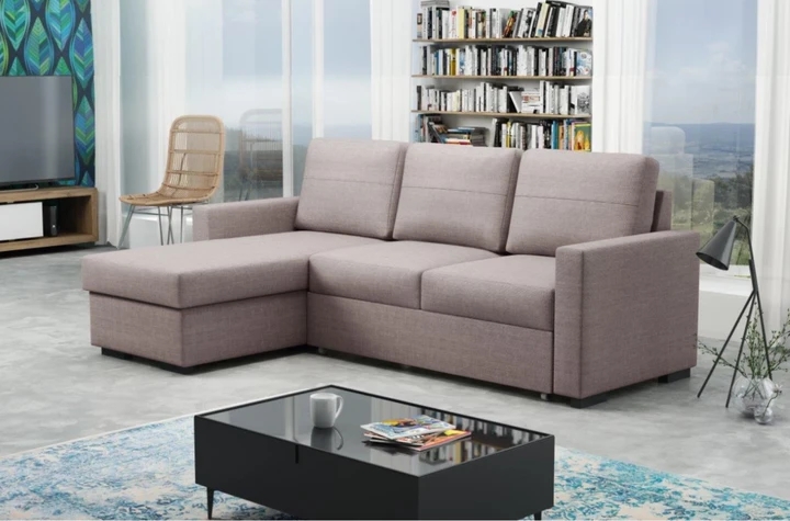 LUTHER moderní sedací souprava s rozkládací funkcí a úložným prostorem