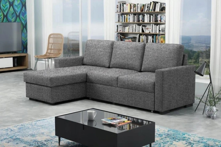 LUTHER moderní sedací souprava s rozkládací funkcí a úložným prostorem