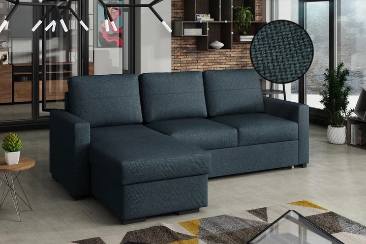 LUTHER moderní sedací souprava s rozkládací funkcí a úložným prostorem